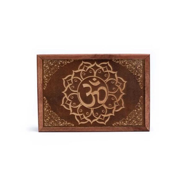 Tarotskrin Aum trä, 17,5x13x6,5 cm - Bild 3