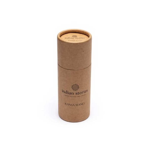 Ayurvedisk kansa-stav för ansiktsmassage, ±13x4 cm - Bild 3