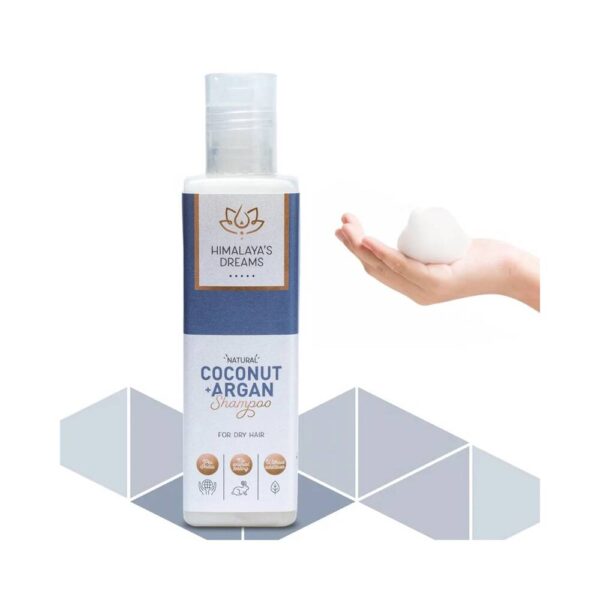 Ayurvediskt schampo Kokos & Argan Himalaya's Dreams, 200 ml - Bild 2