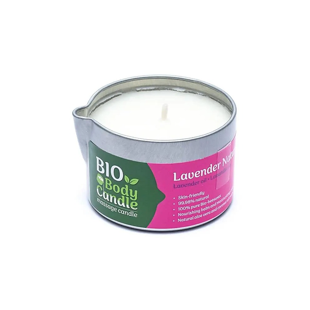 Organiskt massageljus lavendel, 100ml