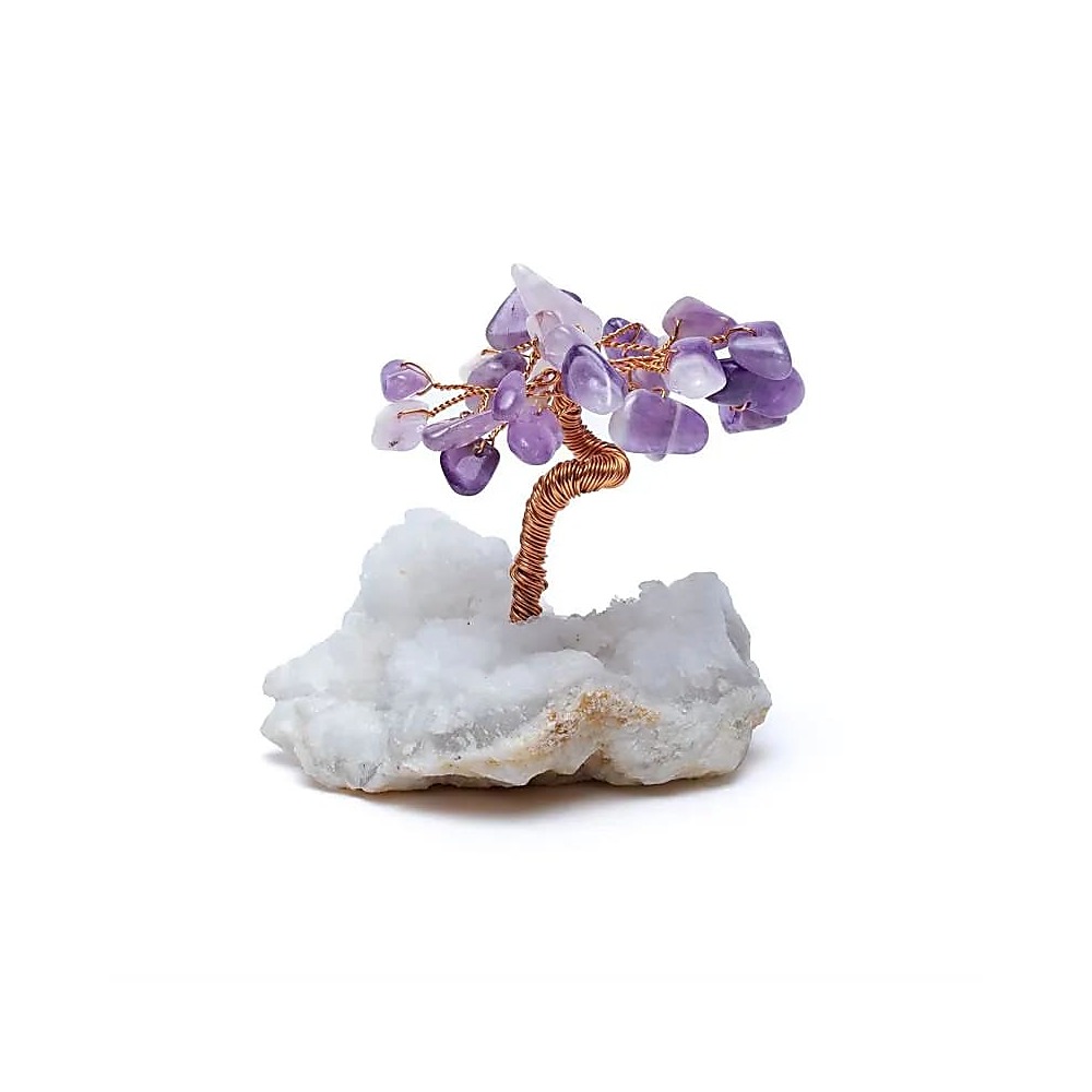 Kristallträd ametist, ±5,5x5,5x7cm; 163g