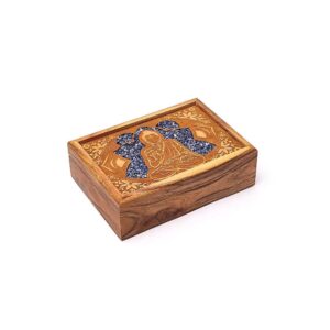 Tarot- eller smyckeskrin buddha sodalit, 18x12,5x5,5cm