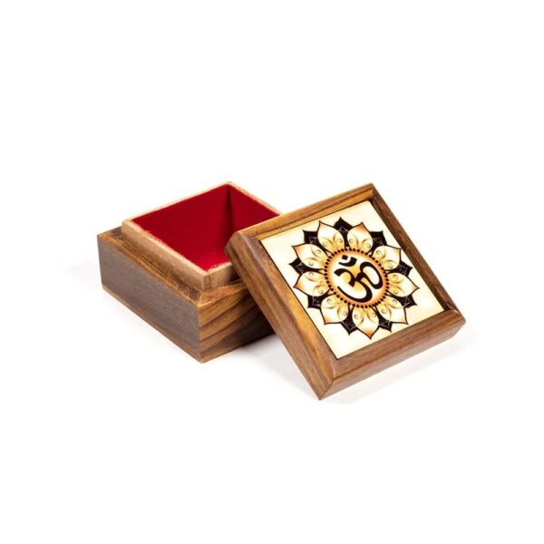Juvelskrin Aum, 6,5x6,5x3,5 cm - Bild 2