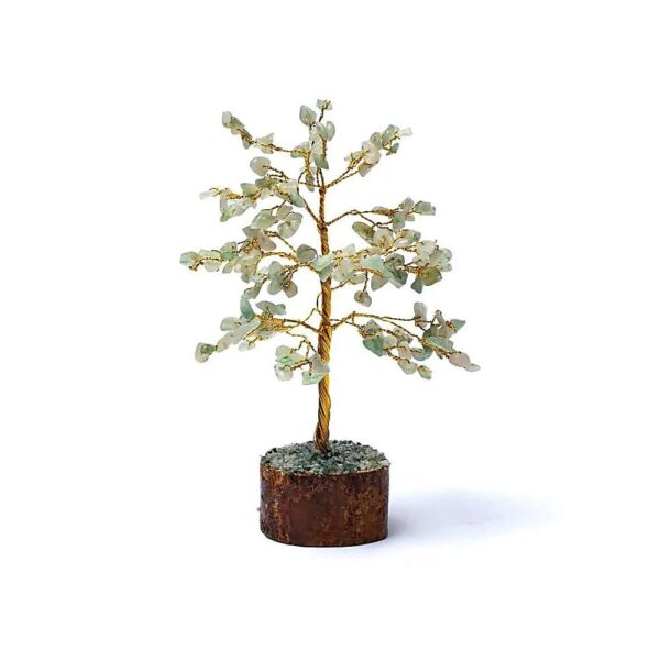 Kristallträd grön aventurin, ±18cm
