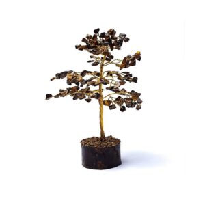 Kristallträd tigeröga, ±18cm