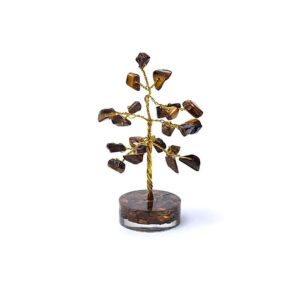 Kristallträd tigeröga, ±8cm