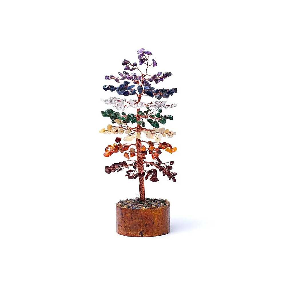 Kristallträd 7 chakra, ±23cm