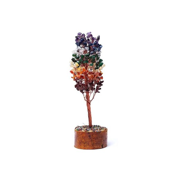 Kristallträd 7 chakra, ±23cm - Bild 2