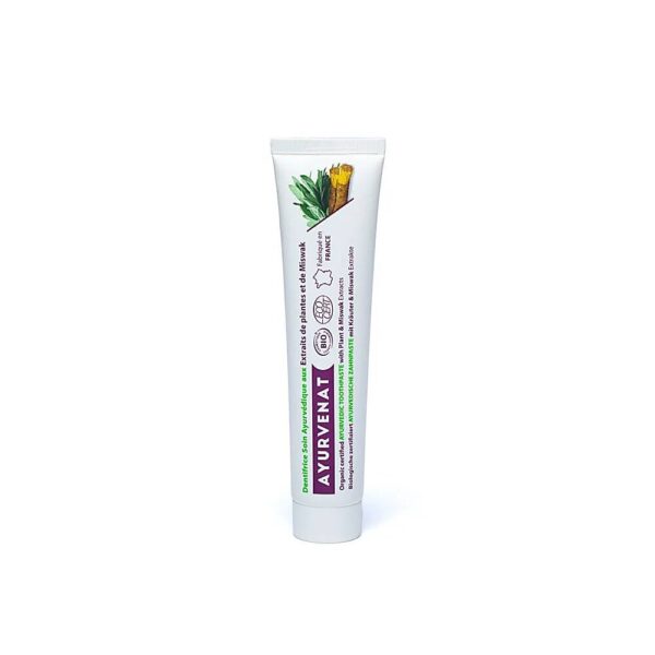 Ayurvenat tandkräm med miswak Ekologisk, 75 ml