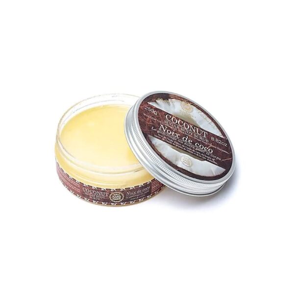 Naturlig sockerkroppsskrubb kokos -- 250 g