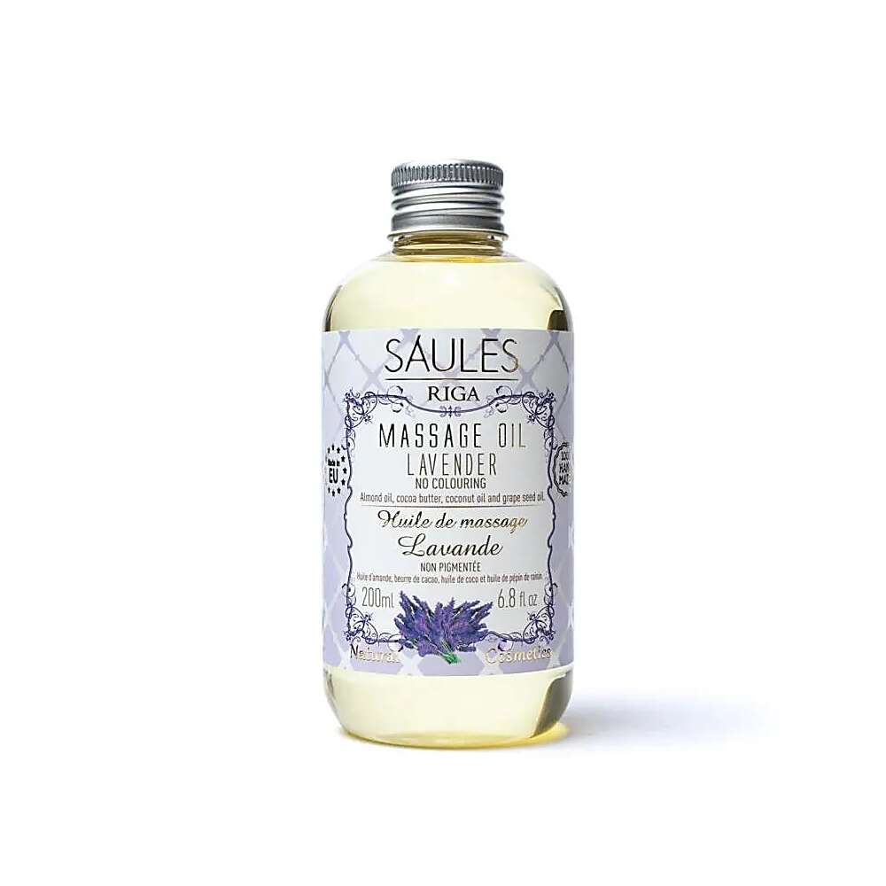 Naturlig massageolja lavendel, 200 ml