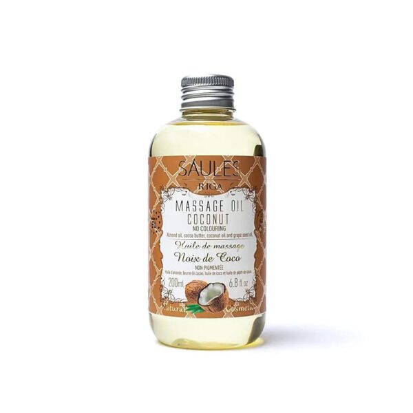Naturlig massageolja kokos, 200 ml
