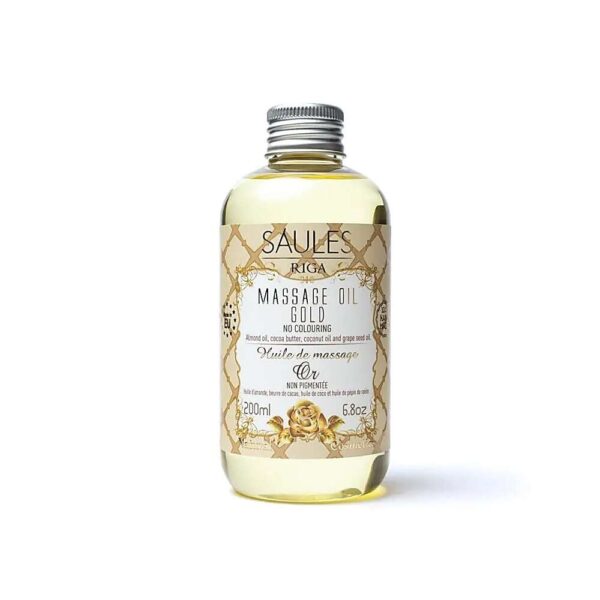 Naturlig massageolja guld, 200 ml