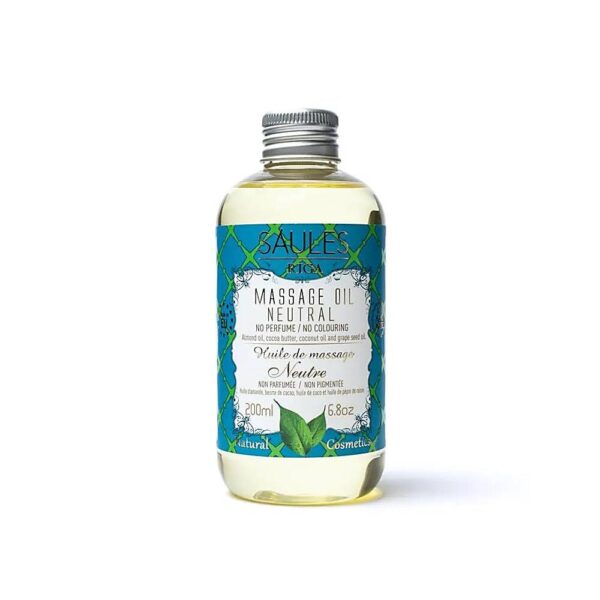 Naturlig massageolja neutral, 200 ml