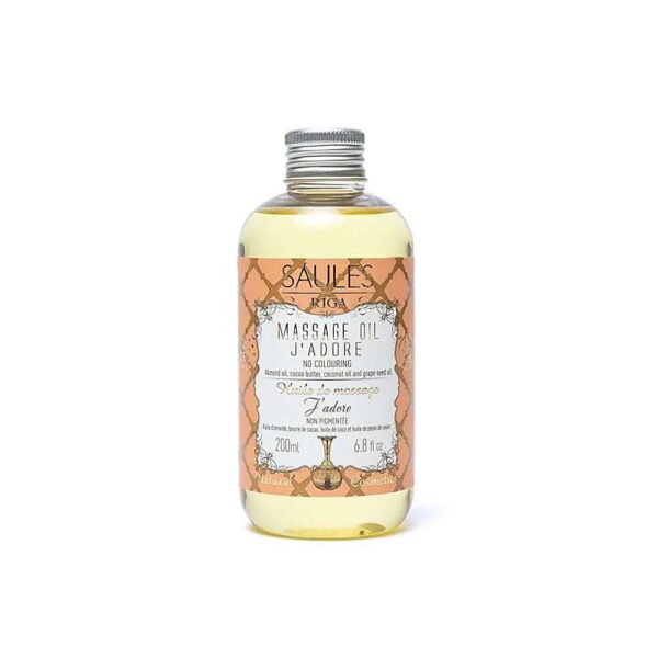 Naturlig massageolja J'adore, 200 ml