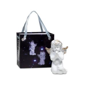 Ängel som ber om fred i presentpåse, 5,3 cm