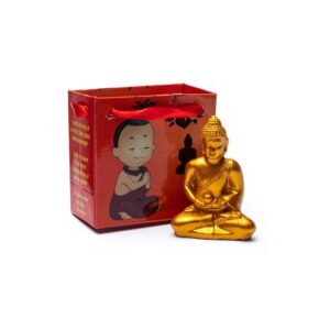 Meditationsbuddha i presentpåse, 5,3 cm