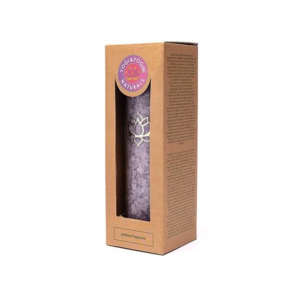 Stearinljus lotus violett oparfymerad, 21x6,5 cm - Bild 2