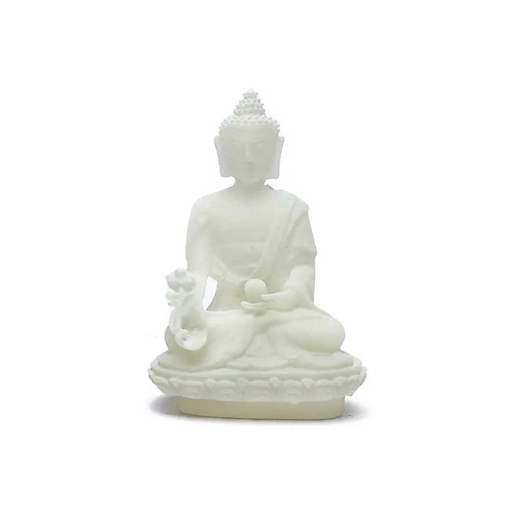 Medicin Buddha-statyett, 9 cm