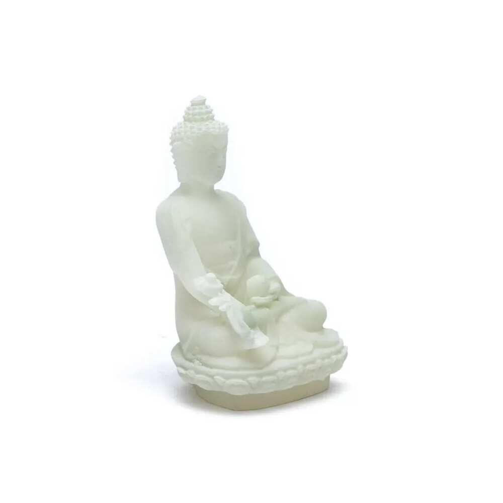 Medicin Buddha-statyett, 9 cm - Bild 4