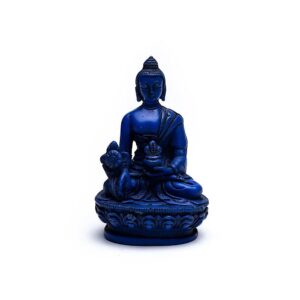 Medicin Buddha staty, 11 cm