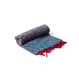 Meditationssjal flerfärgad, 200x80cm