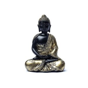 Meditationsbuddha antik finish, 10,5x7x15 cm