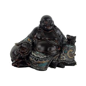 Lycka och välstånd Buddha Kina, 20x12x13 cm