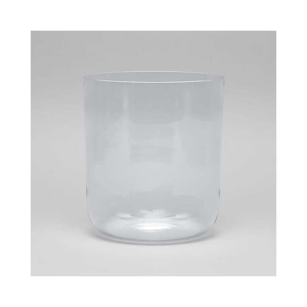 Klangskål av kristall klar F-ton 432 hz + påse, 18cm - Bild 2