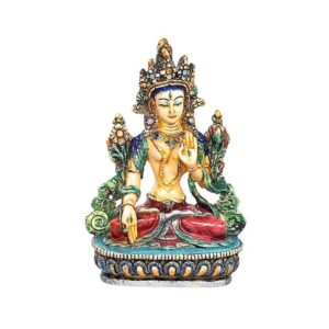 Vit Tara färgad, 11x8x15 cm