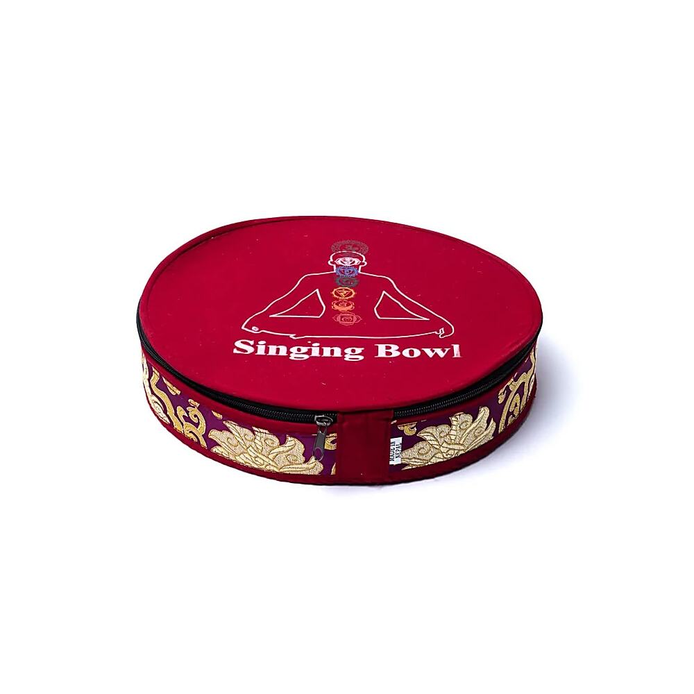 Set klangskål chakra färgade med påse, ±1450g - Bild 3