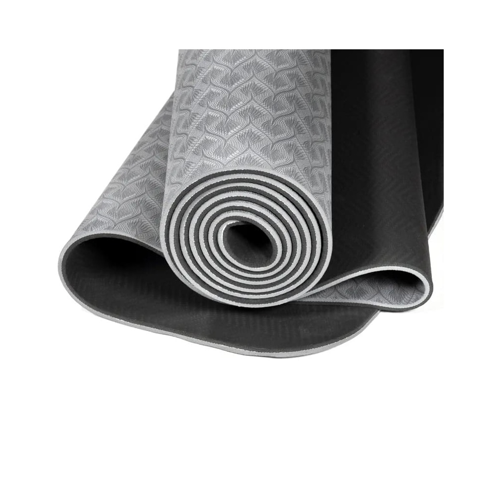 Premium TPE Yogamatta antracit, 61x183x0.5 cm - Bild 4