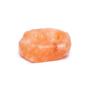 Värmeljushållare av saltsten, 2 värmeljus, 2000-3000 g
