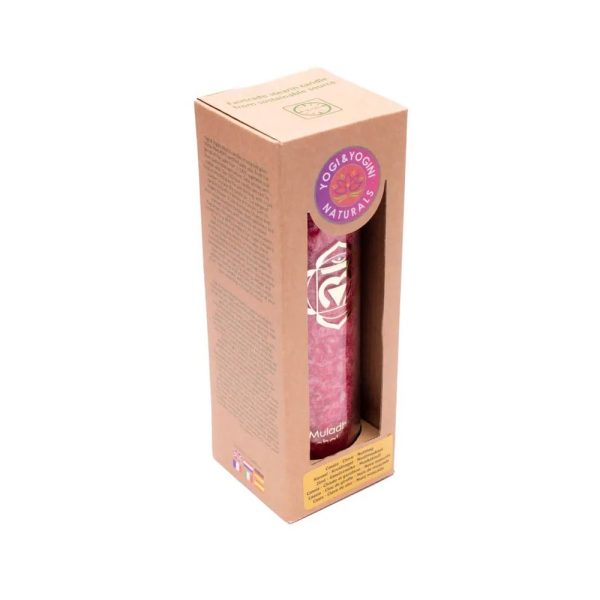 Aromatic Candle Stearin 1st Chakra 100 hours, 21x6.5 cm - Bild 2