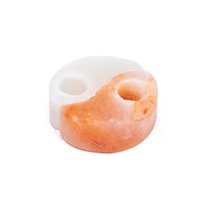 Värmeljushållare saltsten yin yang, 1600-1800 g