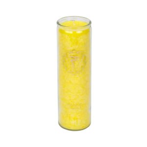 Aromatic Candle Stearin 3rd Chakra 100 hours, 21x6.5 cm