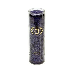 Aromatic Candle stearin 6nd Chakra 100 hours, 21x6.5 cm