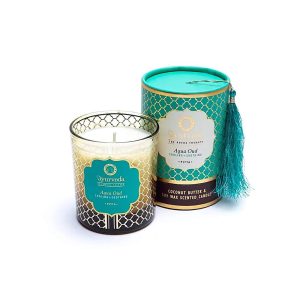 Pitta aqua oud ayurveda doftljus, 200 g