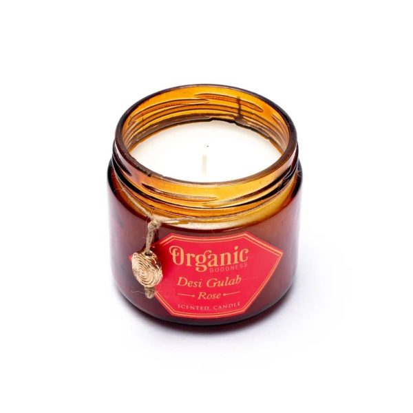 Organic Goodness sojavaxljus Ros, 200 g - Bild 3