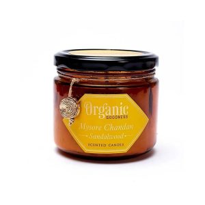 Organic Goodness sojavaxljus Sandelträ, 200 g