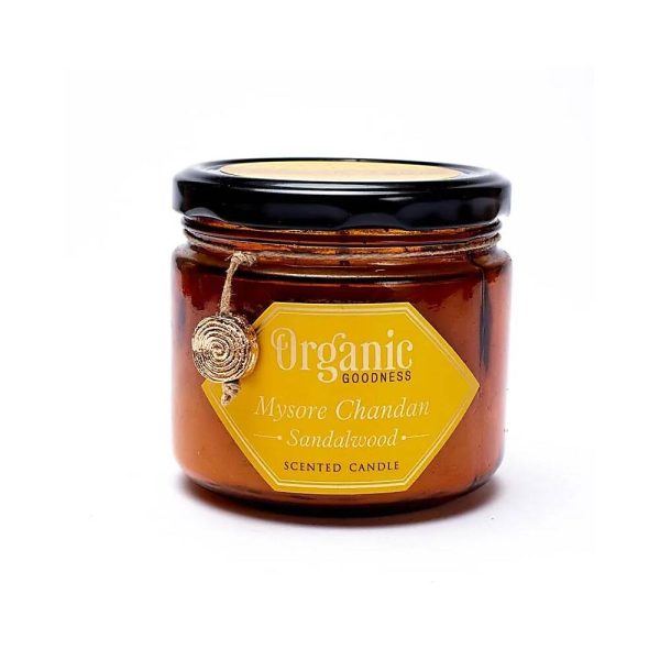 Organic Goodness sojavaxljus Sandelträ, 200 g
