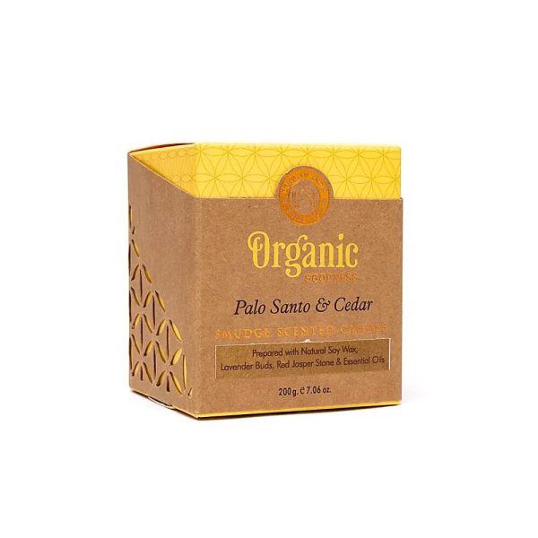 Organic Goodness doftljus Palo Santo & Cederträ, 200g - Bild 4