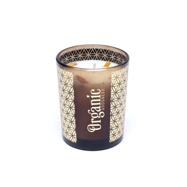 Organic Goodness doftljus Palo Santo & Cederträ, 200g - Bild 3