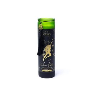 Manifestationsljus Gudinna i glas med tofs, 300 g