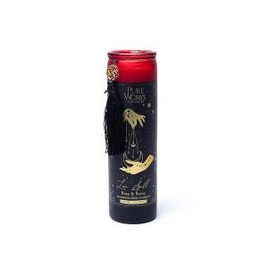 Manifestationsljus Kärleksförtrollning i glas med tofs, 300 g