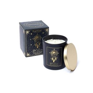 Manifestationsljus Boho Dreams i glas med lock, 200 g