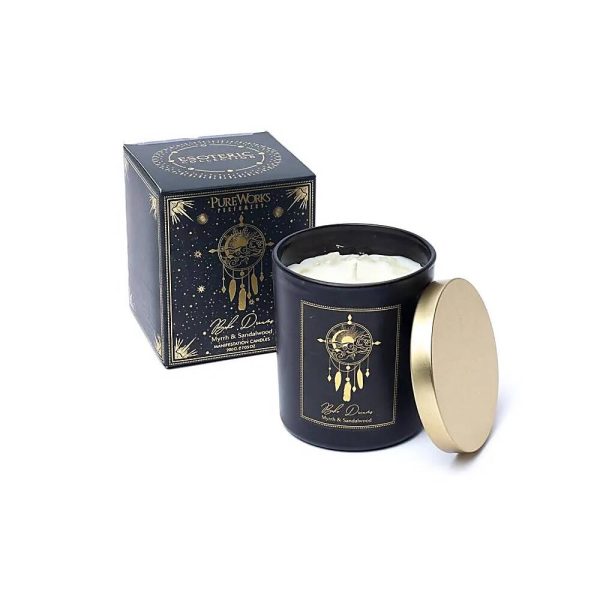 Manifestationsljus Boho Dreams i glas med lock, 200 g