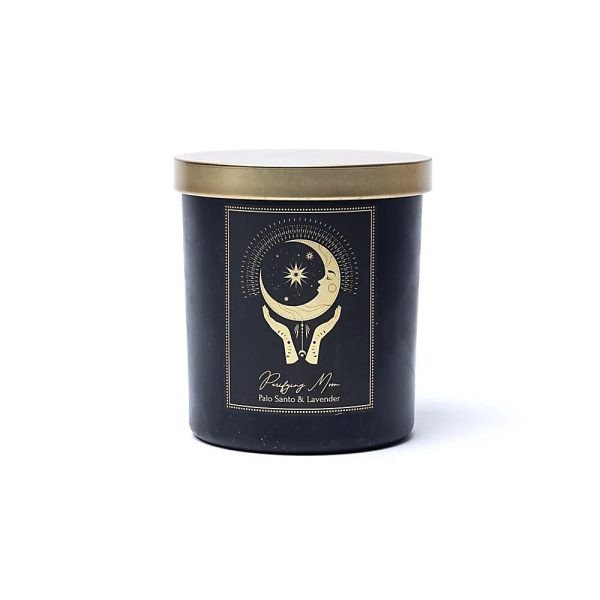 Manifestationsljus Renande måne i glas med lock, 200 g - Bild 3