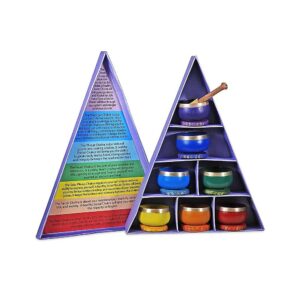 Chakra klangskål presentask, 2400g
