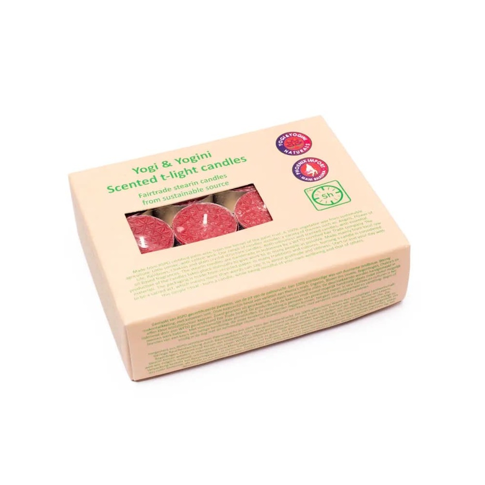 Värmeljus Livets Blomma ros, 4x2 cm - Bild 2